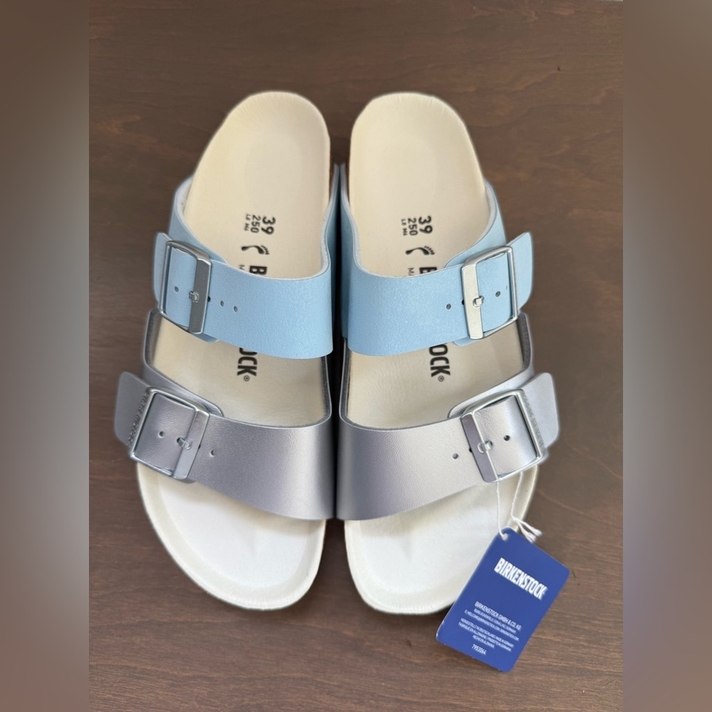 NWT Birkenstock Arizona Split Birko-Flor Sandals •39 - Picture 2 of 12